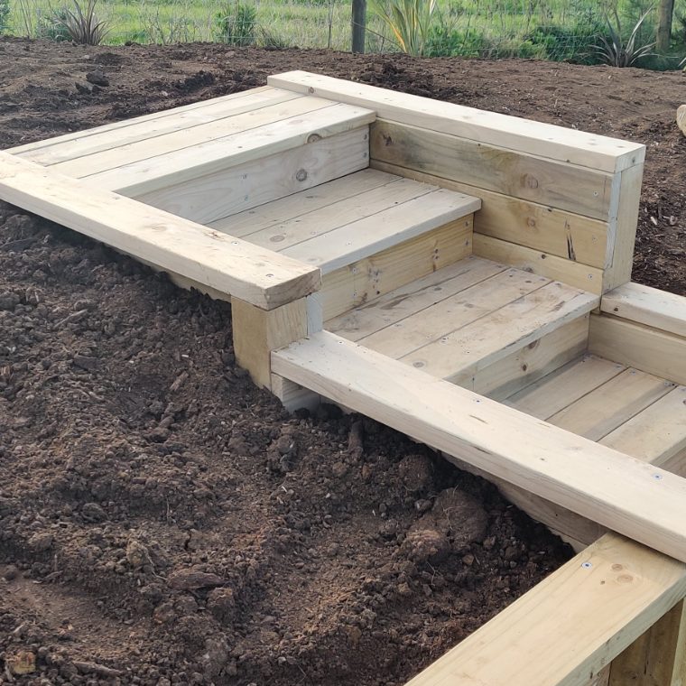 Timber stairs