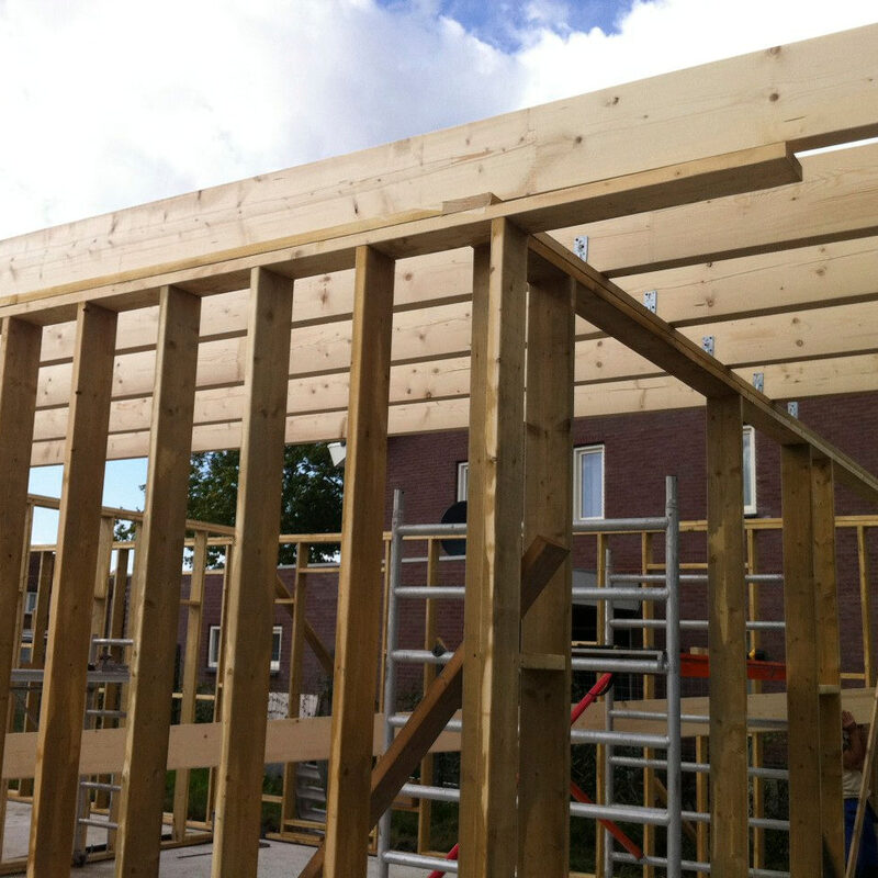 Passive house build, stage 4