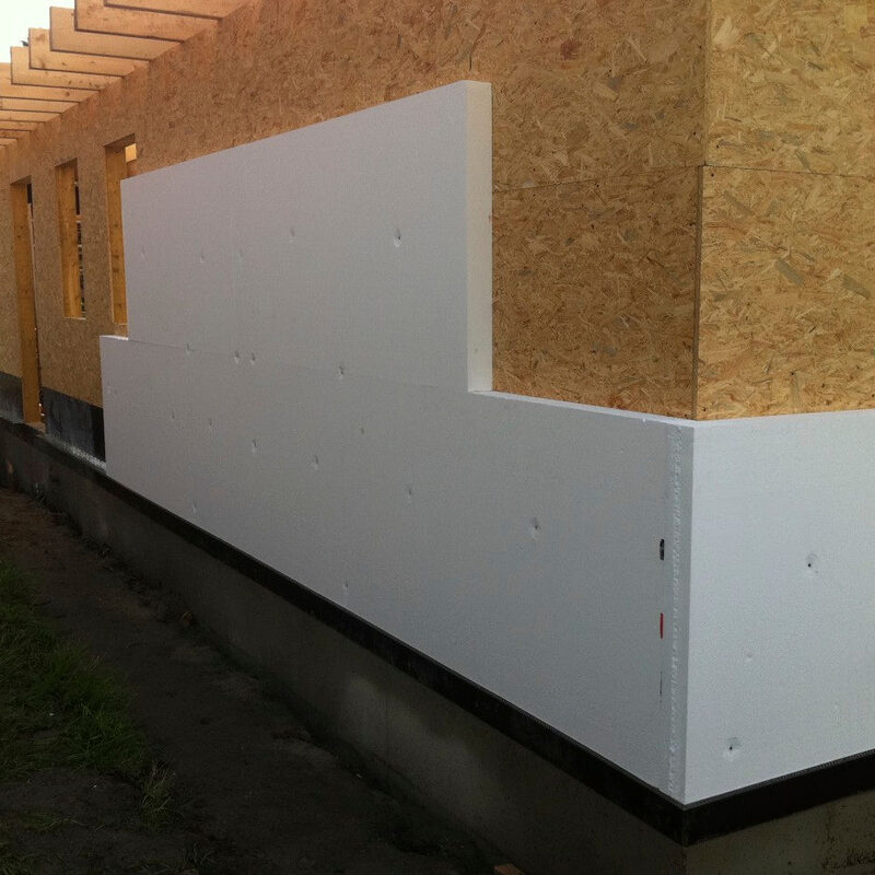 Passive house build, stage 6