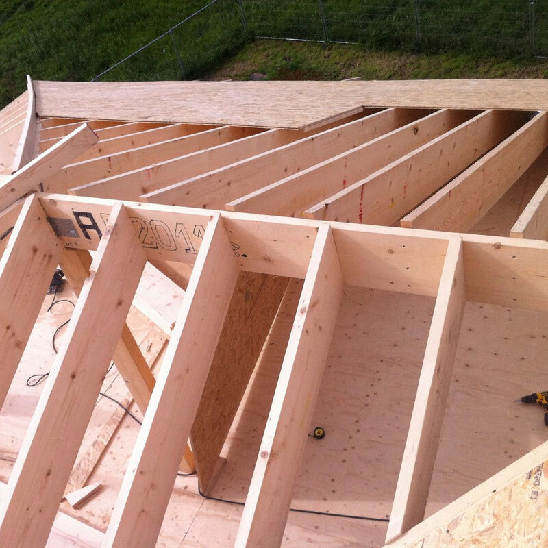 Passive house build, stage 7