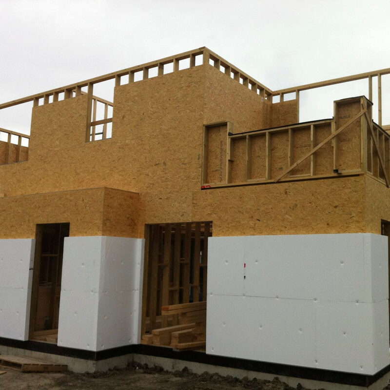 Passive house build, stage 8