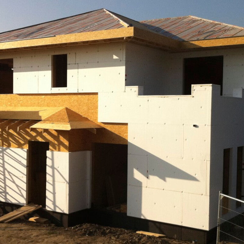 Passive house build, stage 10