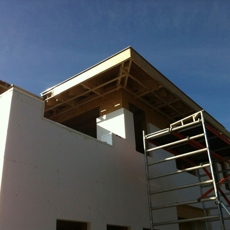 Passive house build, stage 11