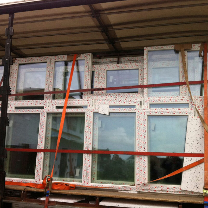 Passive house build, stage 12