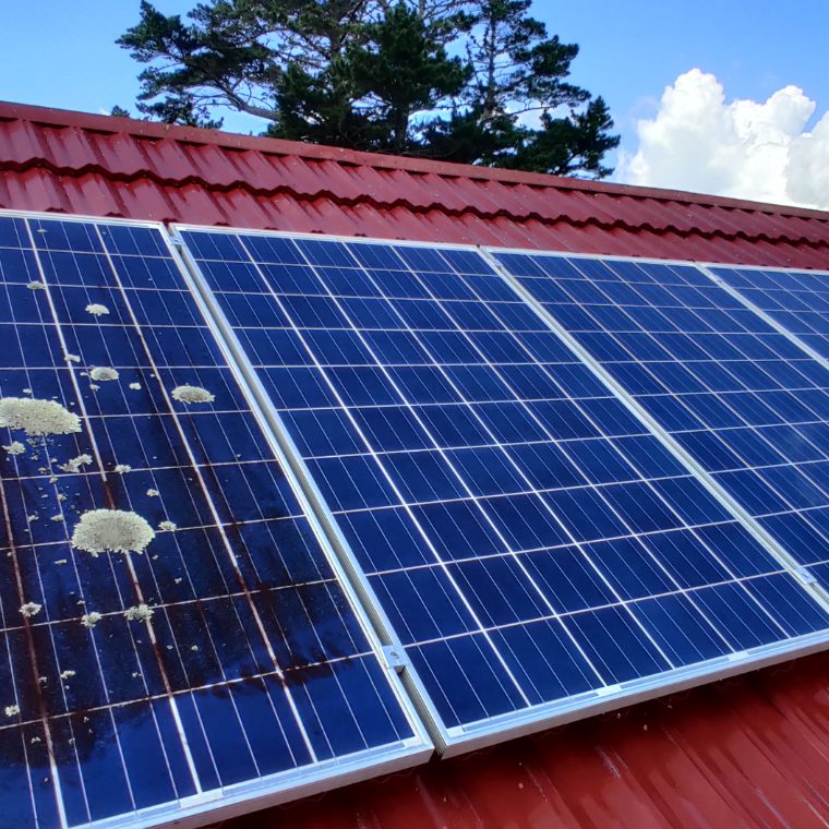 Cleaning solar panels